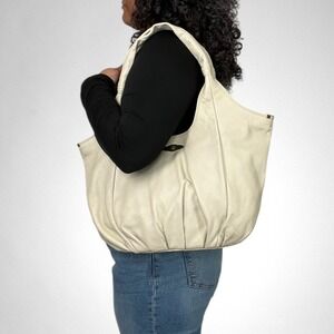 ELLIOTT LUCCA Leather Slouchy Boho Shoulder Bag